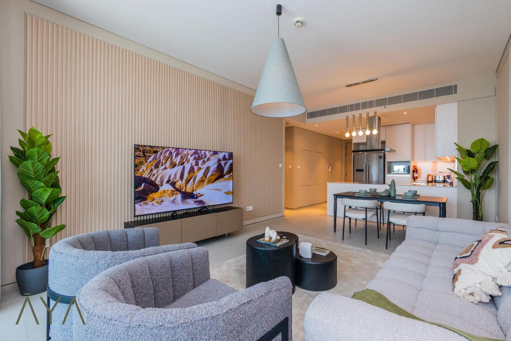Beachfront Bliss 2br Eye & Full Sea View At The Address By Aya Boutique अपार्टमेंट Dubai