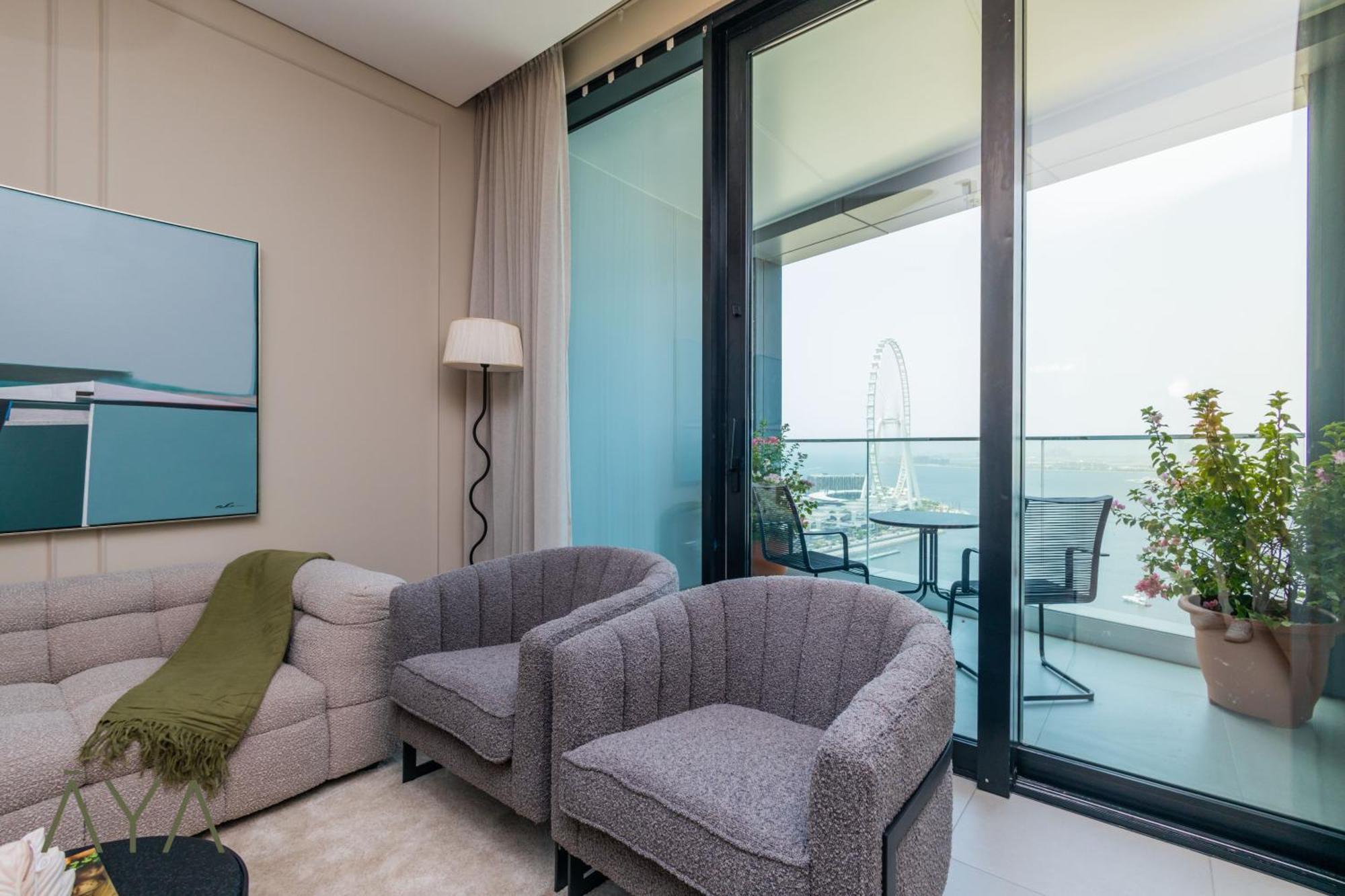 Beachfront Bliss 2br Eye & Full Sea View At The Address By Aya Boutique अपार्टमेंट Dubai